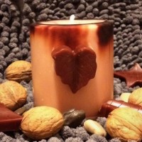Decorative Fall Soy Pillar Candle